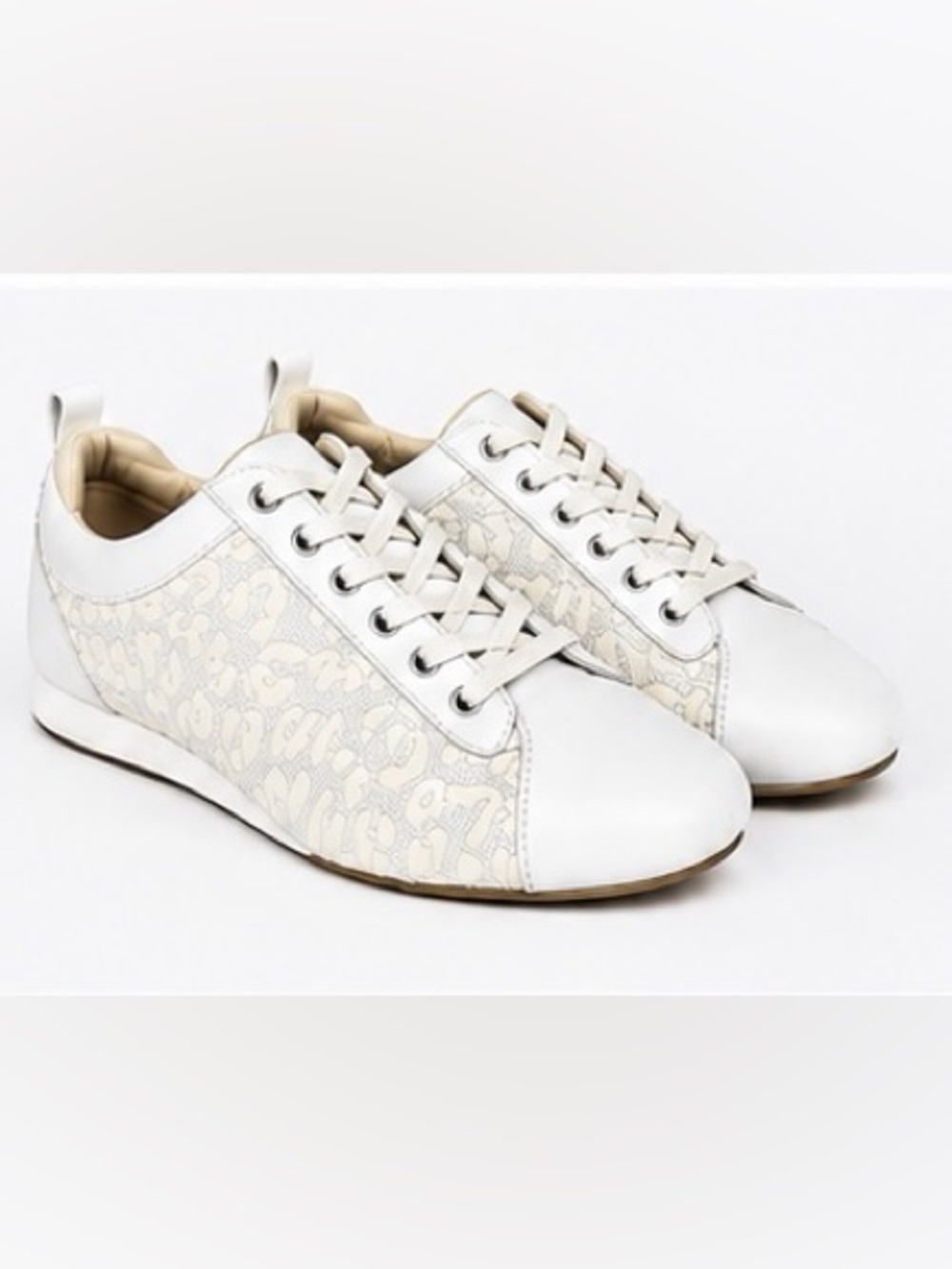Taryn Rose Silva Weatherproof Leopard Stitch Sneakers – Women’s Size 8M